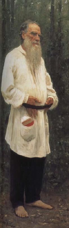 Ilia Efimovich Repin Tolstoy Spain oil painting art
